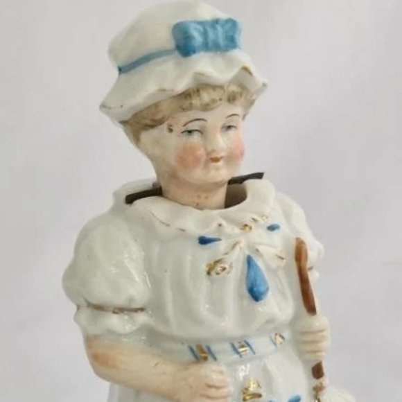 Pair of Antique Victorian Bisque Nodders - Picture 3 of 10